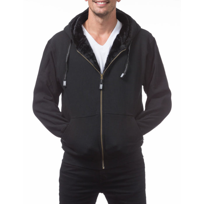 Pro Club Men’s Heavyweight Pile Full Zip Hoodie