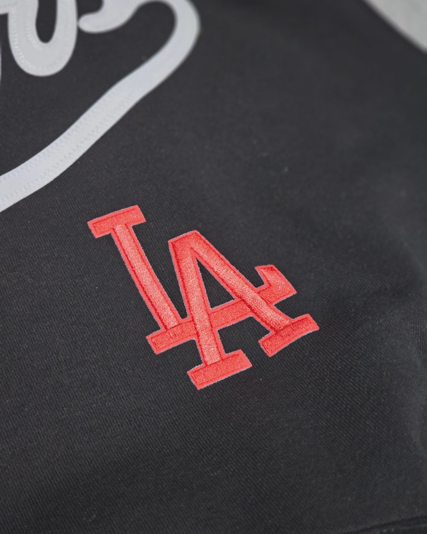 Two-tone black/grey Dodgers hoodie