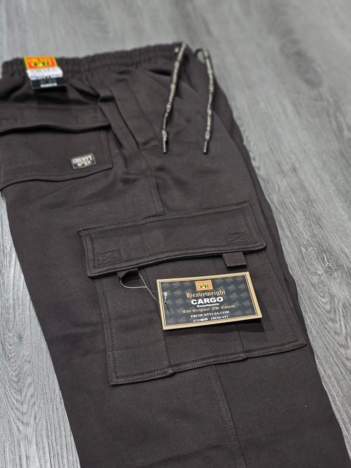 FB County Heavyweight Baggy Cargo Sweatpants