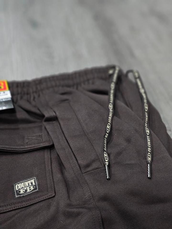 FB County Heavyweight Baggy Cargo Sweatpants
