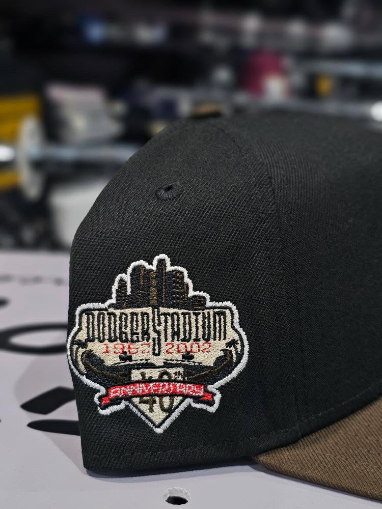 Los Angeles Dodgers Black & Brown 9Forty A-Frame Snapback