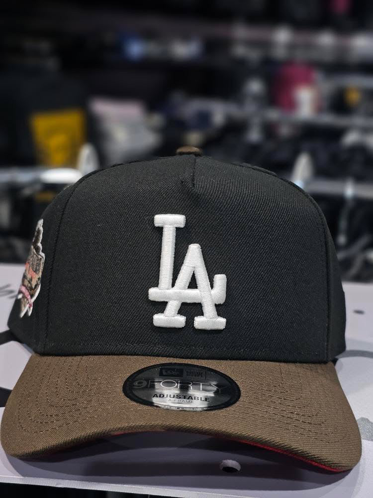 Los Angeles Dodgers Black & Brown 9Forty A-Frame Snapback
