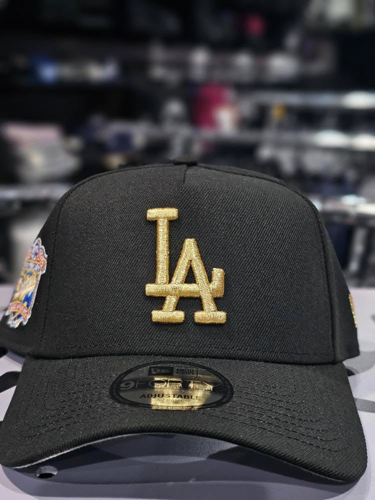 Los Angeles Dodgers Black & Gold 9Forty A-Frame Snapback
