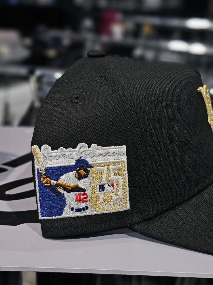 Los Angeles Dodgers Black & Gold 9Forty A-Frame Snapback