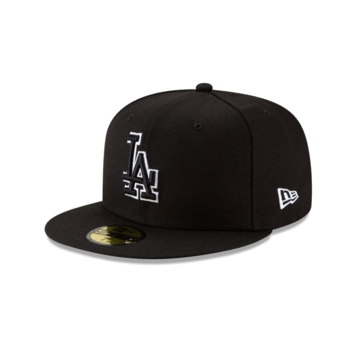 Los Angeles Dodgers Black Outline 59FIFTY Fitted FINAL SALE. (final sale)