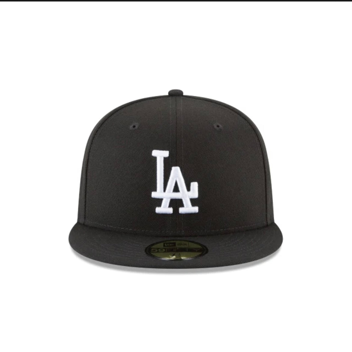 Los Angeles Dodgers Black and White Basic 59FIFTY Fitted (FINAL SALE)