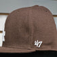 '47 Los Angeles
Dodgers captain brown/ white logo adjustable snapback