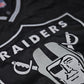 EMBROIDERED RAIDERS WINDBREAKER BIG LOGO FRONT JACKET