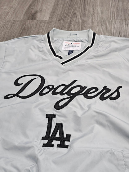 Los Angeles Dodgers Genuine Merchandise MLB Windbreaker Mens Jackets - Light Grey