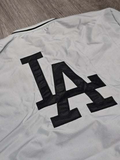 Los Angeles Dodgers Genuine Merchandise MLB Windbreaker Mens Jackets - Light Grey