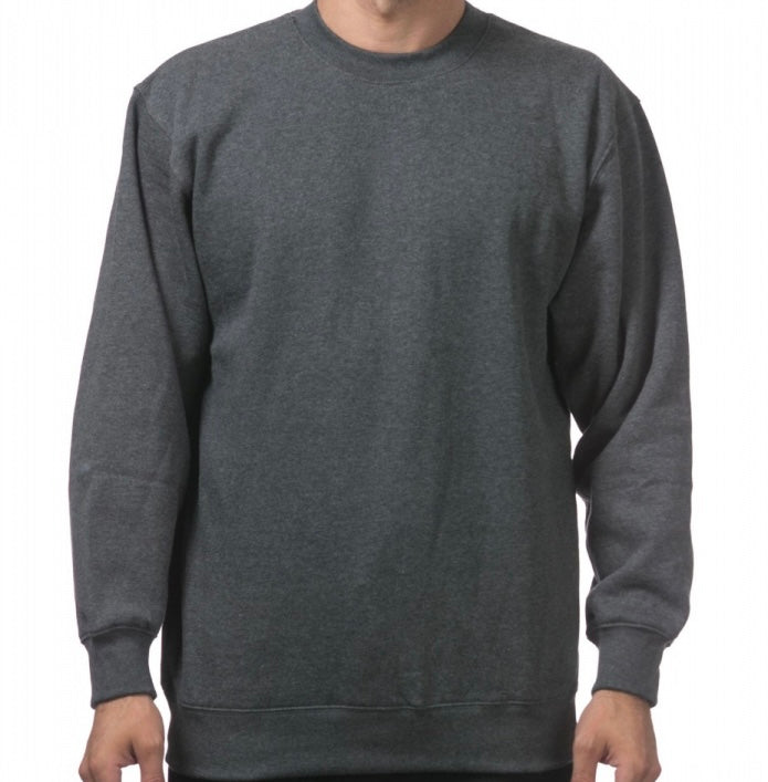 Pro Club Men’s Heavyweight Crew Neck Fleece Pullover Sweater