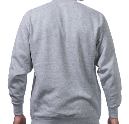 Pro Club Men’s Heavyweight Crew Neck Fleece Pullover Sweater