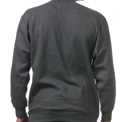 Pro Club Men’s Heavyweight Crew Neck Fleece Pullover Sweater