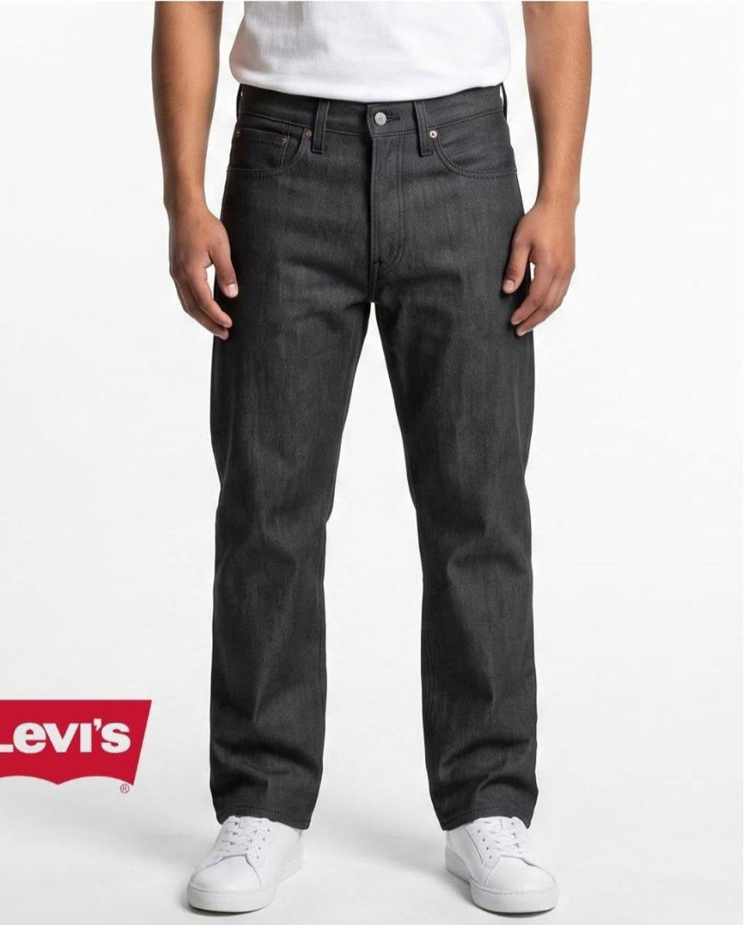 LEVI'S Men's CHARCOAL 501® Original Shrink-to-Fit™ Jeans CHARCOAL