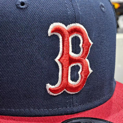 Boston Red Sox Navy and Burgundy SnapBack