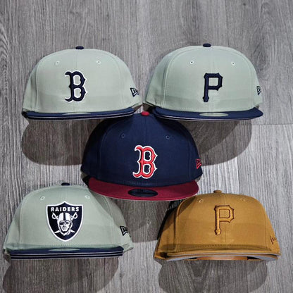 Boston Red Sox Mint Green and Navy SnapBack