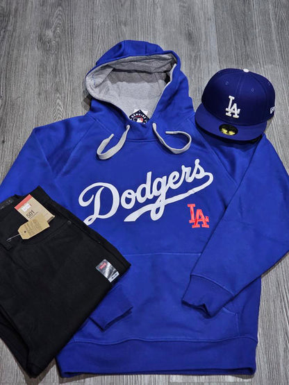 Los Angeles Dodgers Men’s Sweatshirt Antigua Victory Pullover Hoodie