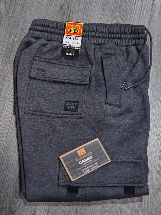 FB County Heavyweight Baggy Cargo Sweatpants