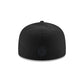 Las Vegas Raiders Black on Black Metal Badge 59FIFTY Fitted