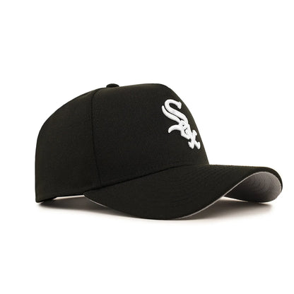 Chicago White Sox New Era Black Team League 9FORTY Adjustable Hat