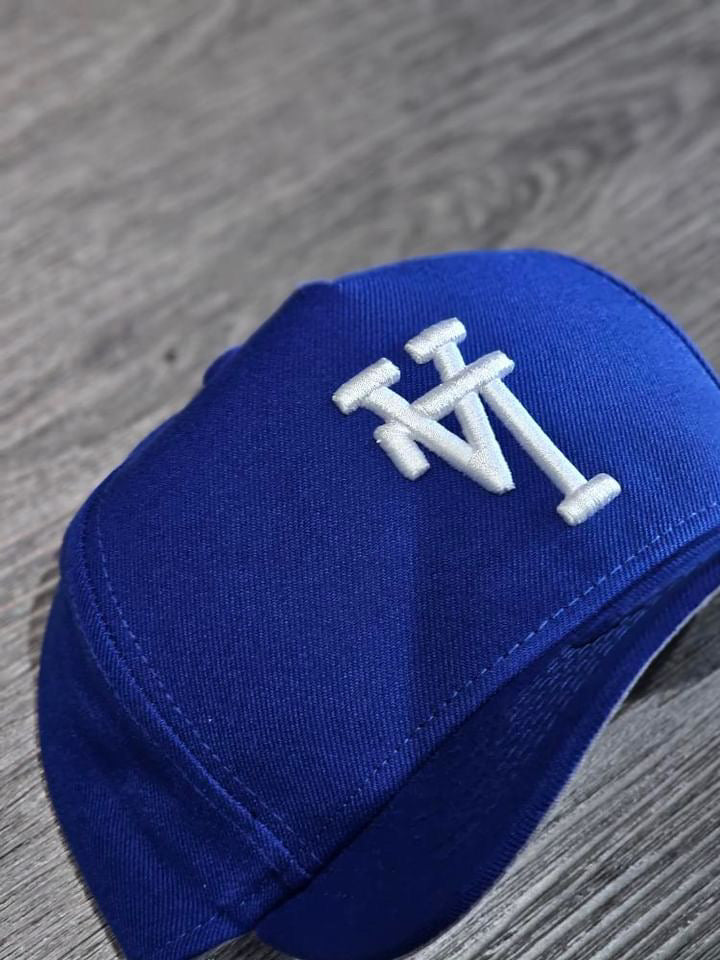 Los Angeles Dodgers 'Upside Down LA Logo' 9FORTY A-Frame Snapback