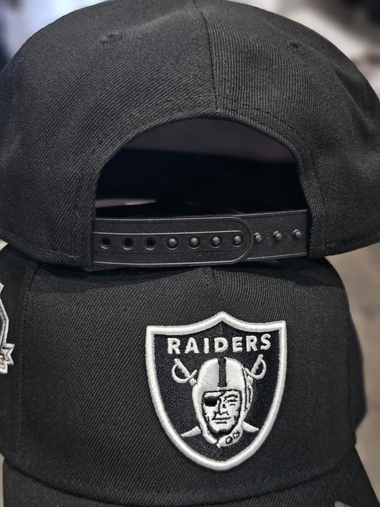 Las Vegas Raiders 50th SP Black 9Forty A-Frame Snapback