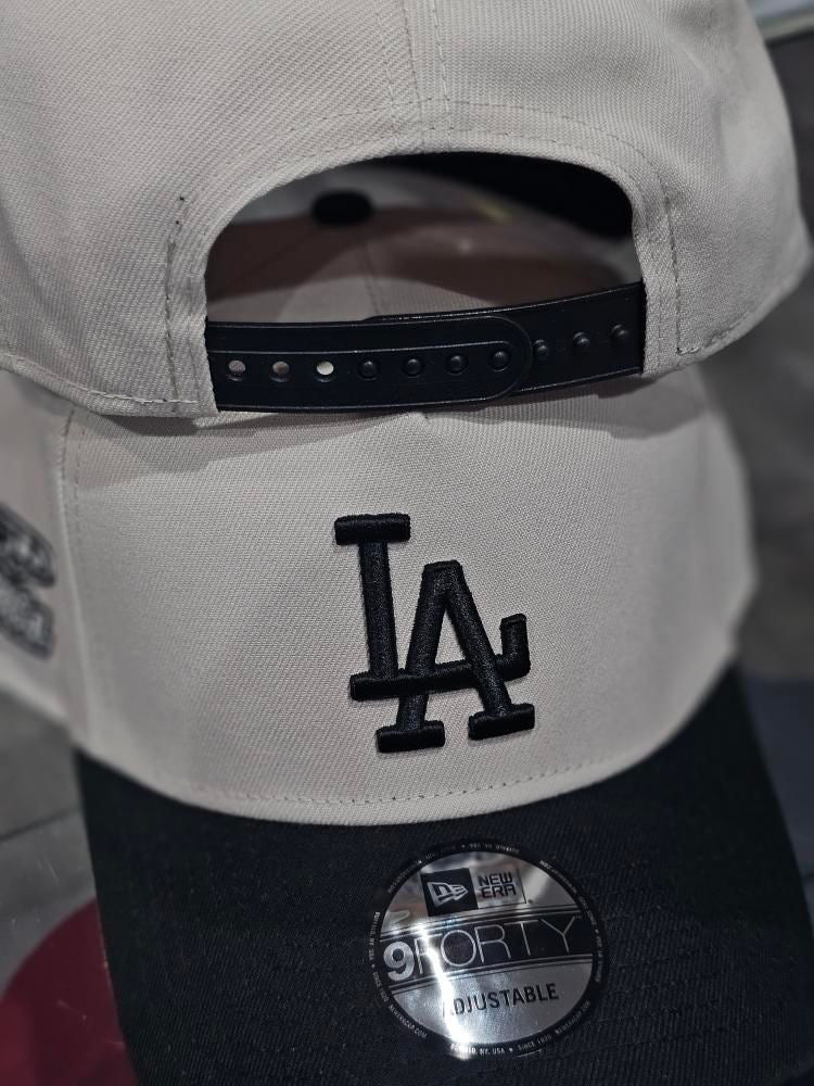 Los Angeles Dodgers Cream & Black 2 Tone 9Forty A-Frame Snapback