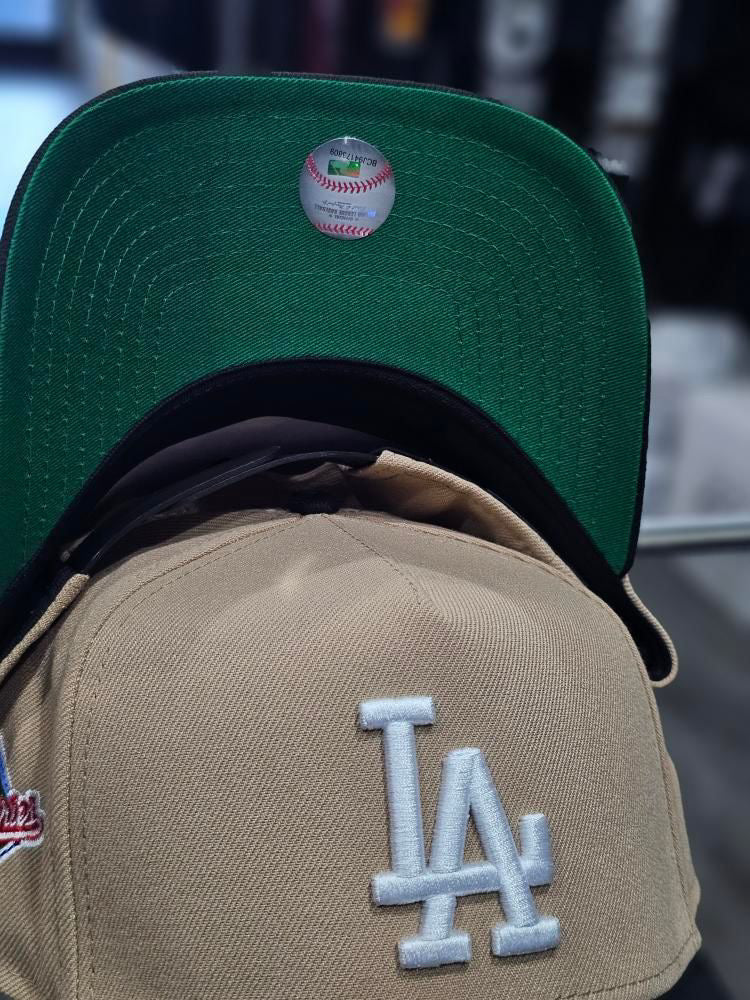 Los Angeles Dodgers Khaki & Black 2 Tone 9Forty A-Frame Snapback