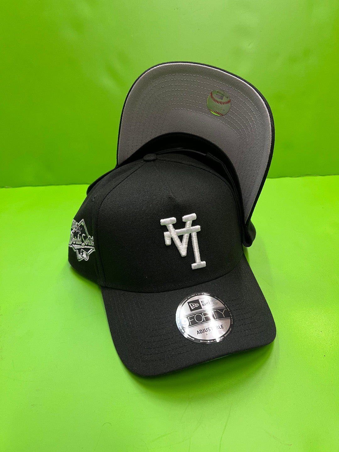 Los Angeles Dodgers 'Upside down' 9FORTY A-Frame Snapback 1988 World Series side patch