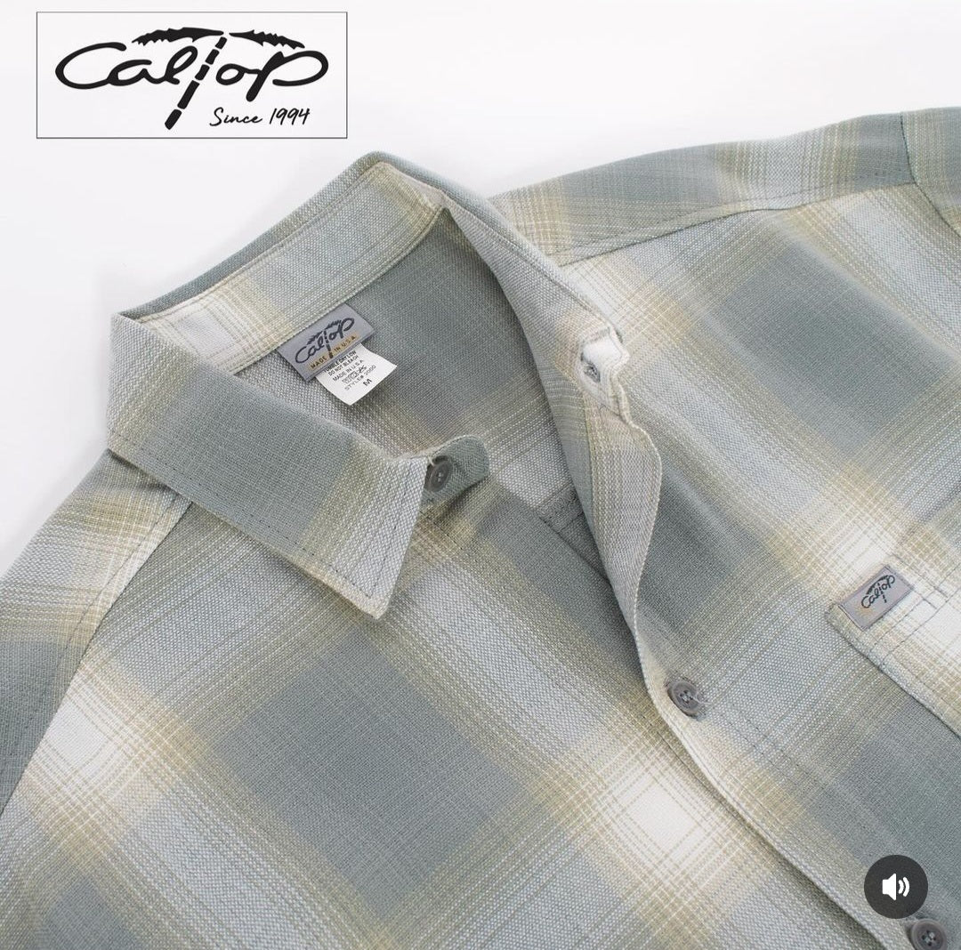 CalTop SHORT Sleeve Flannels