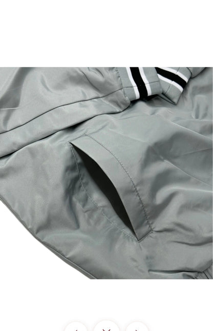 Los Angeles Dodgers Genuine Merchandise MLB Windbreaker Mens Jackets - Light Grey