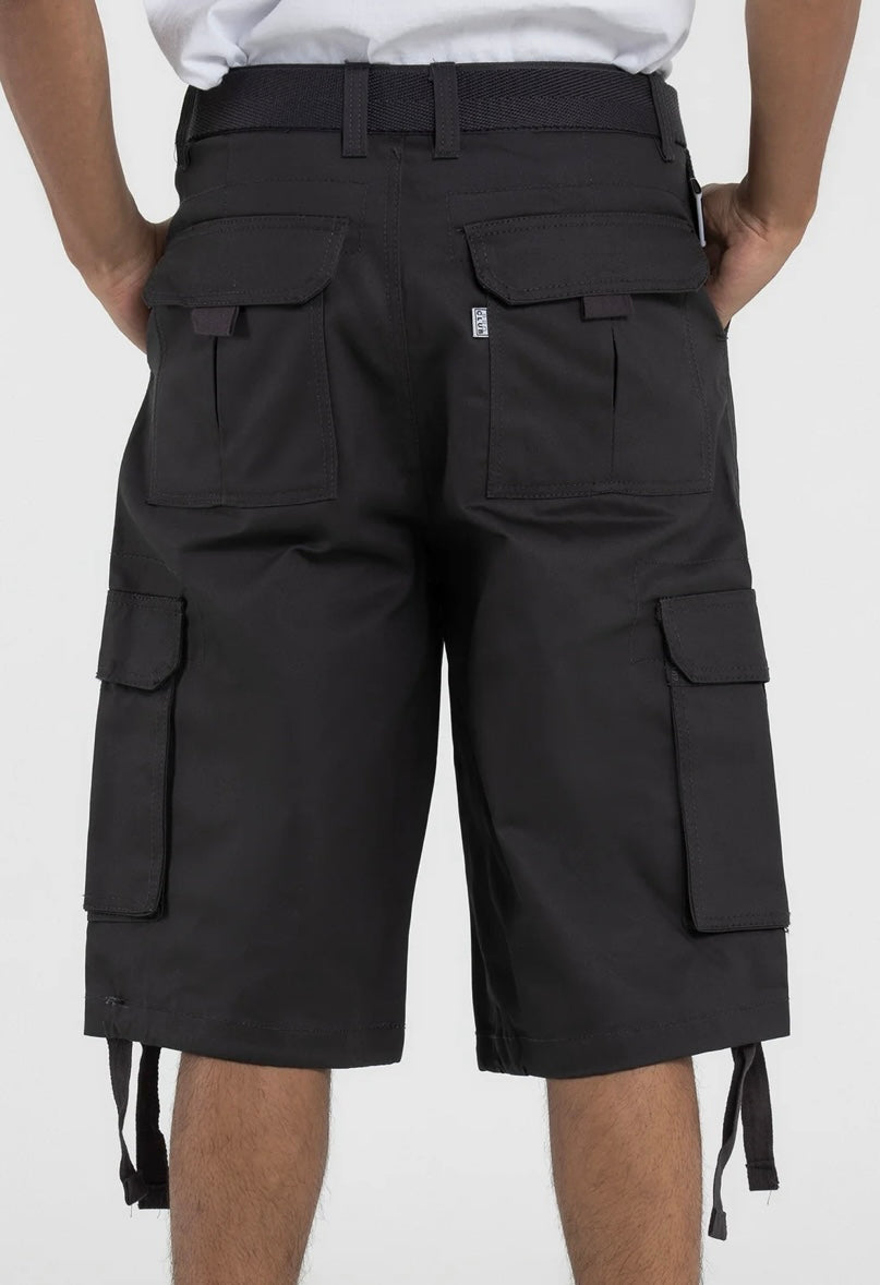 Pro Club Twill Cargo Shorts With Belt