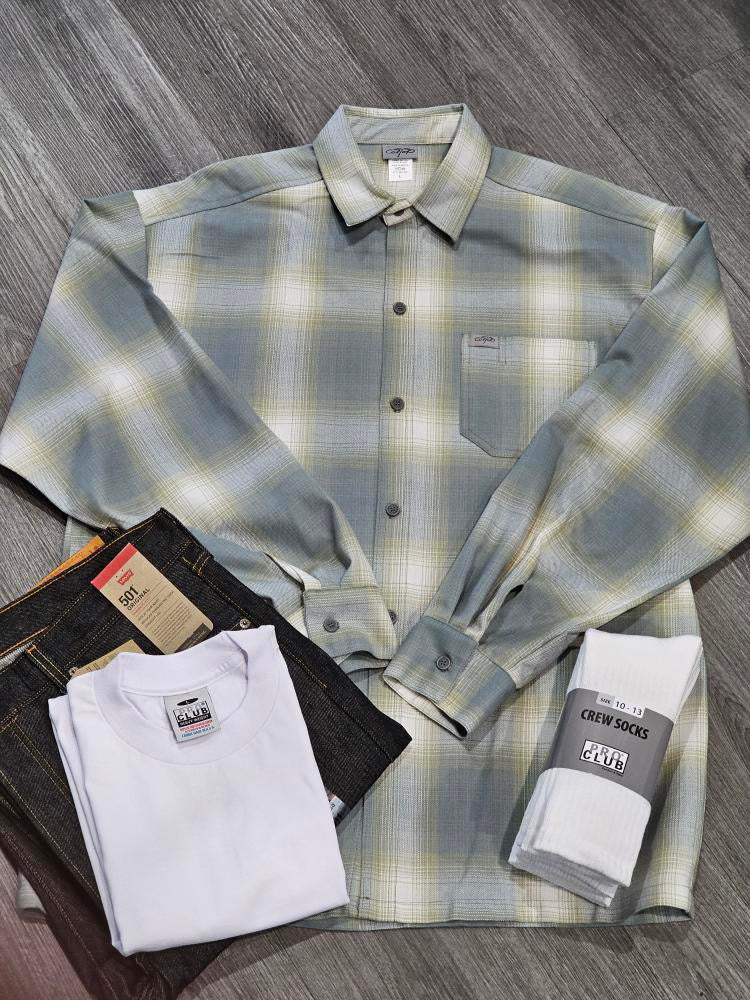 CalTop Long Sleeve Flannels