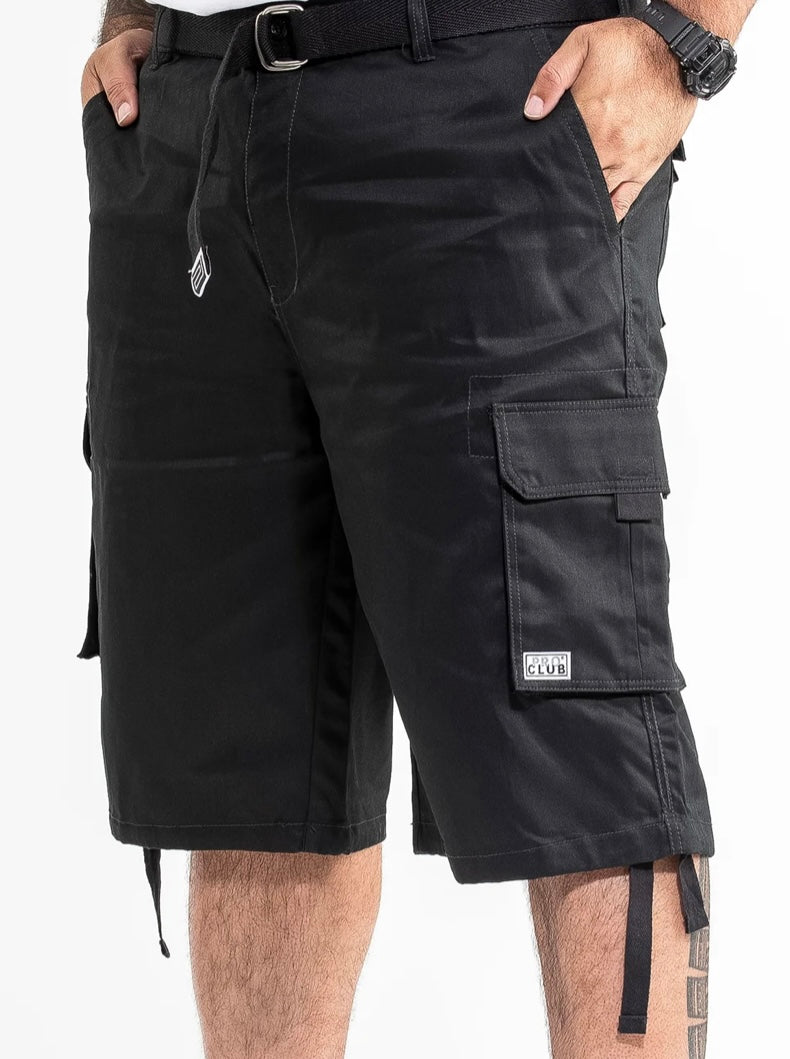 Pro Club Twill Cargo Shorts With Belt