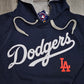 Los Angeles Dodgers Men’s NAVY Sweatshirt Antigua Victory Pullover Hoodie