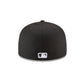 Atlanta Braves Black and White Basic 59FIFTY Fitted