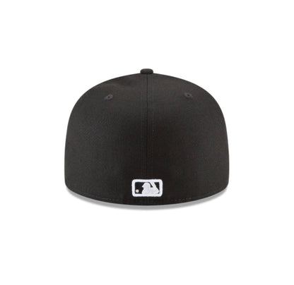 Atlanta Braves Black and White Basic 59FIFTY Fitted