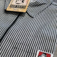 Ben Davis Short Sleeve BLACK STRIPED 1/2 Zip