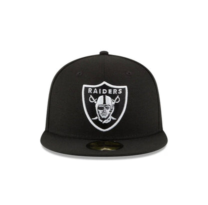 Las Vegas Raiders Black & White 59FIFTY Fitted