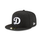 Los Angeles Dodgers Basic Black and White “D” 59FIFTY Fitted (FINAL SALE)