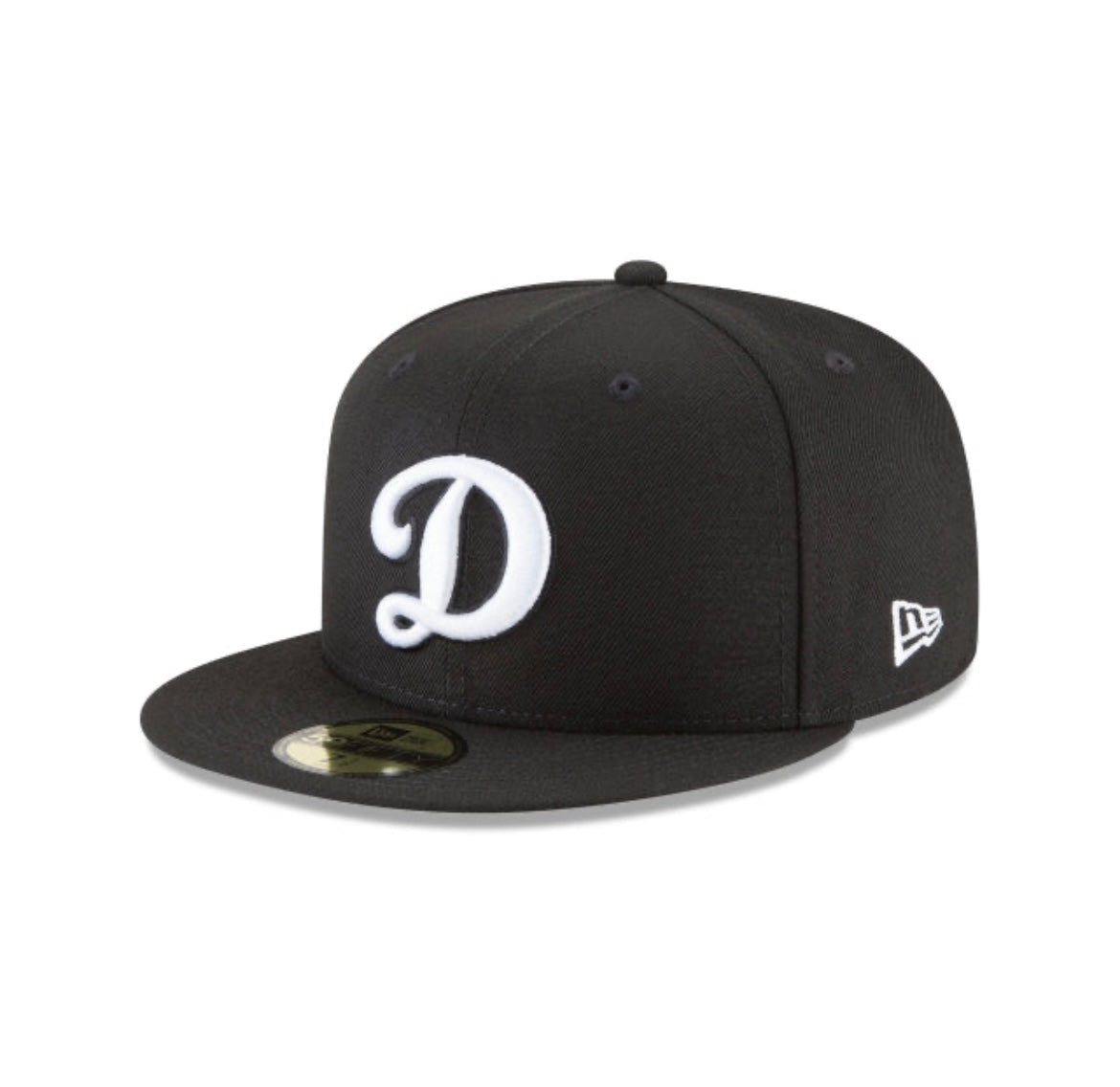 Los Angeles Dodgers Basic Black and White “D” 59FIFTY Fitted (FINAL SALE)