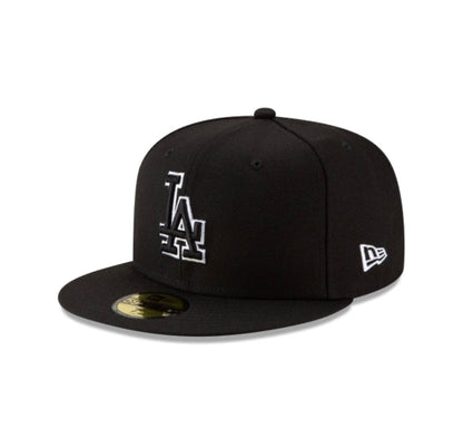 Los Angeles Dodgers Black Outline 59FIFTY Fitted FINAL SALE.      (final sale)