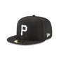 Pittsburgh Pirates Black and White Basic 59FIFTY Fitted