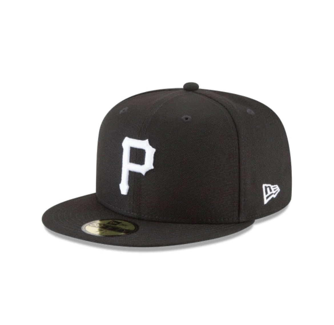 Pittsburgh Pirates Black and White Basic 59FIFTY Fitted