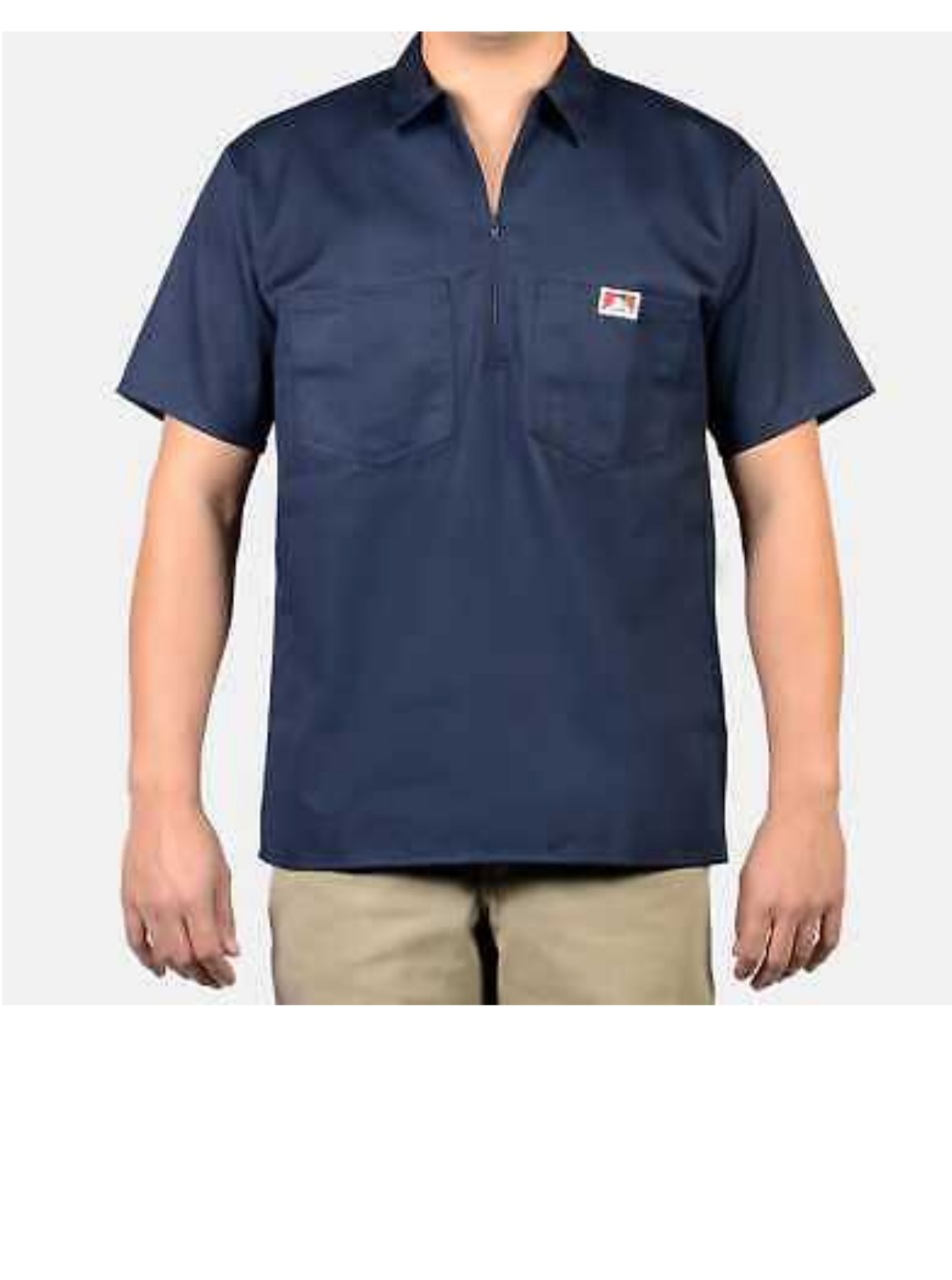 Ben Davis Short Sleeve 1/2 Zip