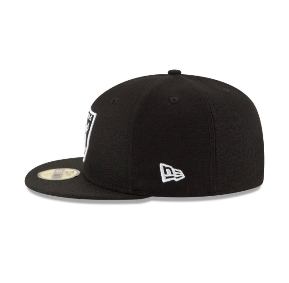 Las Vegas Raiders Black & White 59FIFTY Fitted