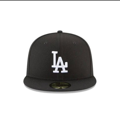 Los Angeles Dodgers Black and White Basic 59FIFTY Fitted FINAL SALE