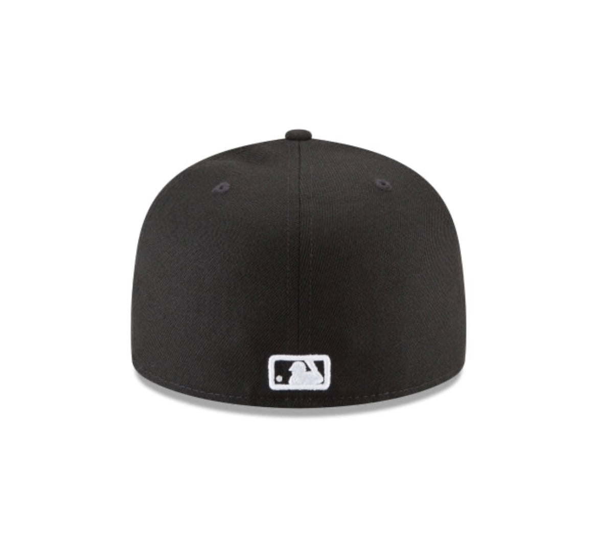 Washington Nationals Black and White Basic 59FIFTY Fitted