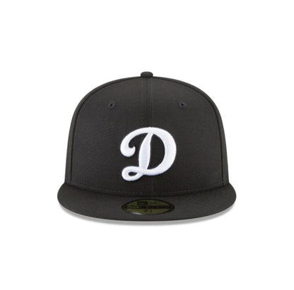 Los Angeles Dodgers Basic Black and White “D” 59FIFTY Fitted (FINAL SALE)