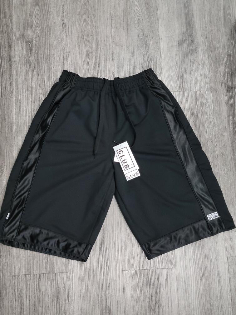 Pro Club Men's Black Heavyweight Mesh Basketball Shorts